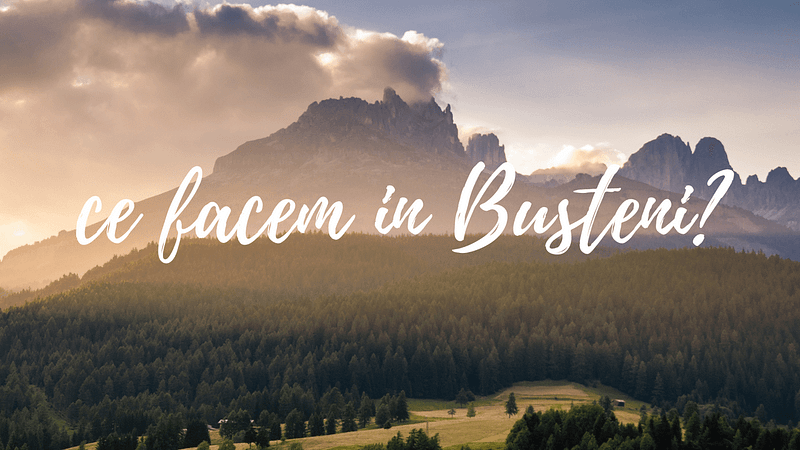 Ce facem în Bușteni?